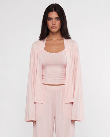 the pink capsule cardigan