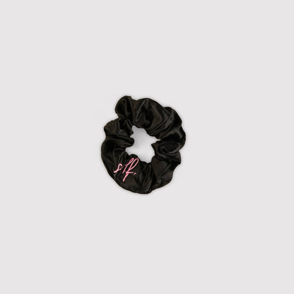 the embroidered scrunchie