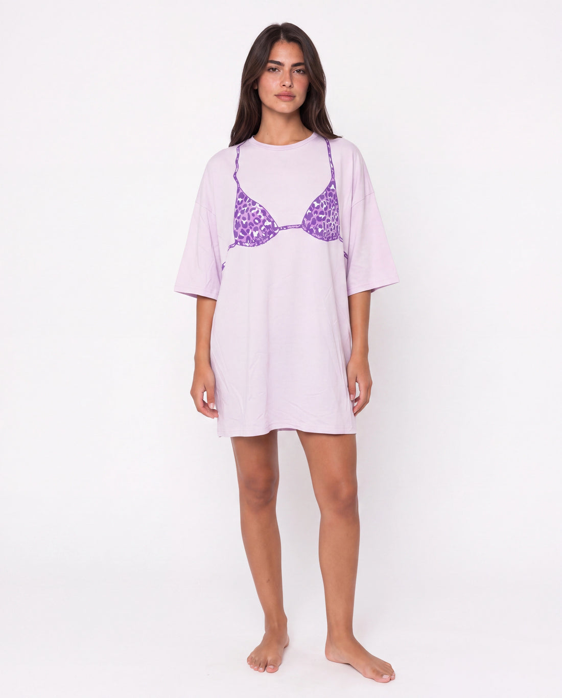 the lilac bikini shirt