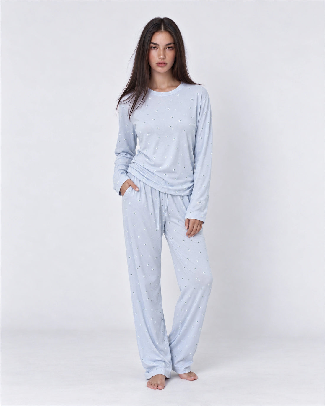 the blue daisies pajama