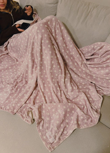 the pink stars blanket