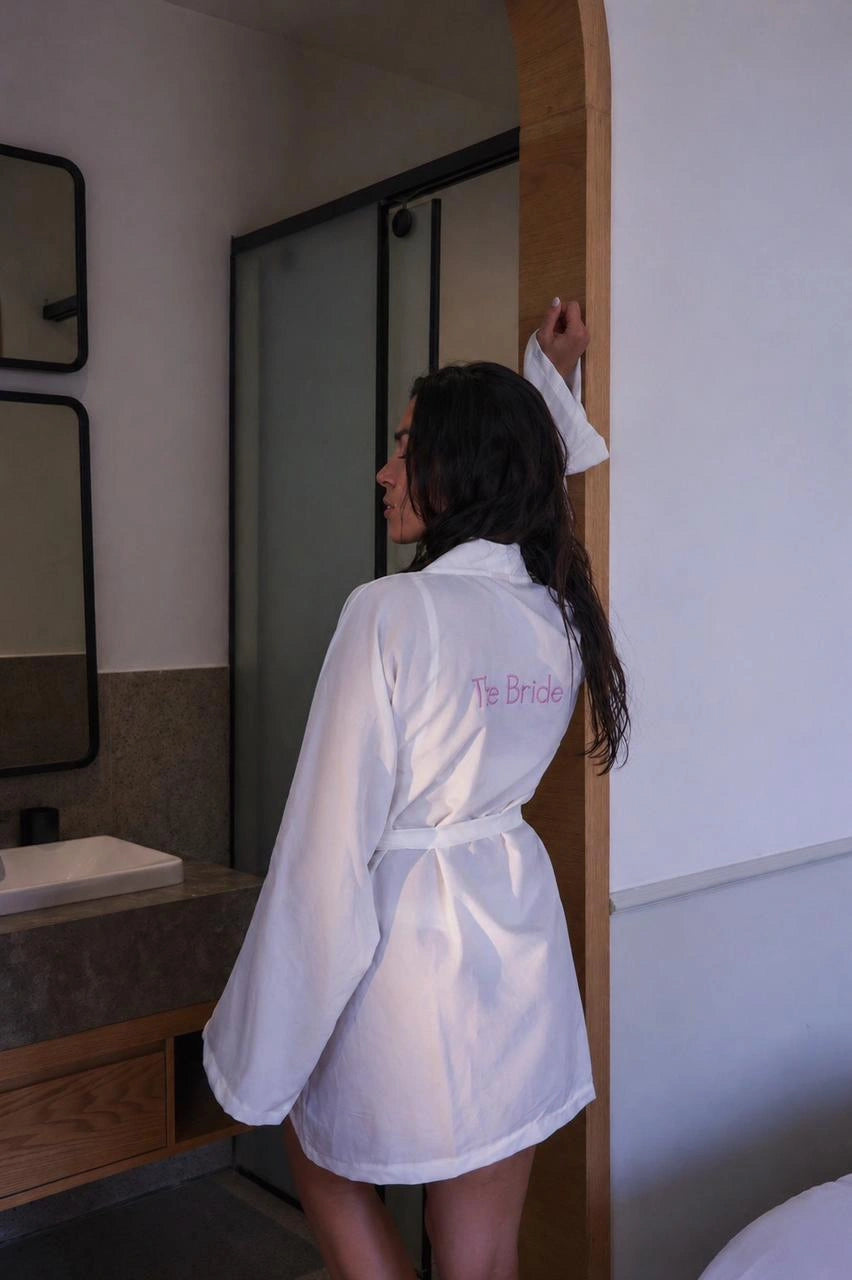 the mini bridal robe