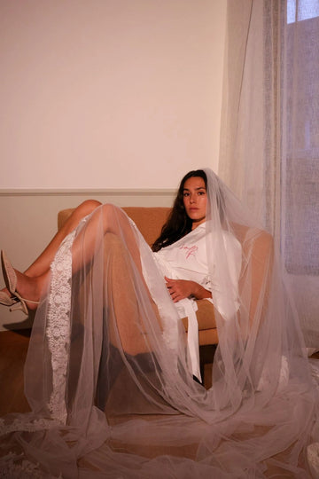 the mini bridal robe
