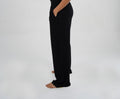 Women's Comfy Black Basic Pants 