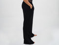 Women's Black Basic Pants for lounging