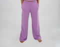 Women's Purple Basic Pants for lounging