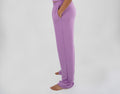 Women's Purple Basic Pants - lounge wear