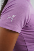 Self The Brand l Purple Basic Top - Detail