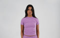 Self The Brand l Purple Basic Top - Front