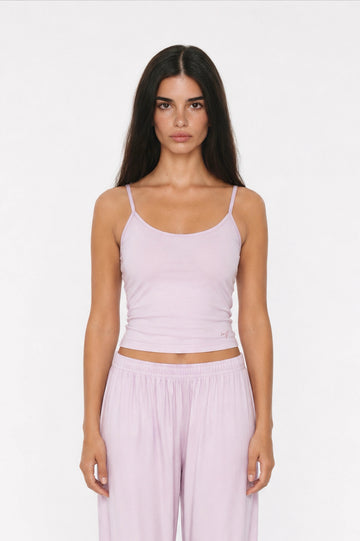 the lilac capsule tank