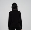 women's black pajama shirt for lounging