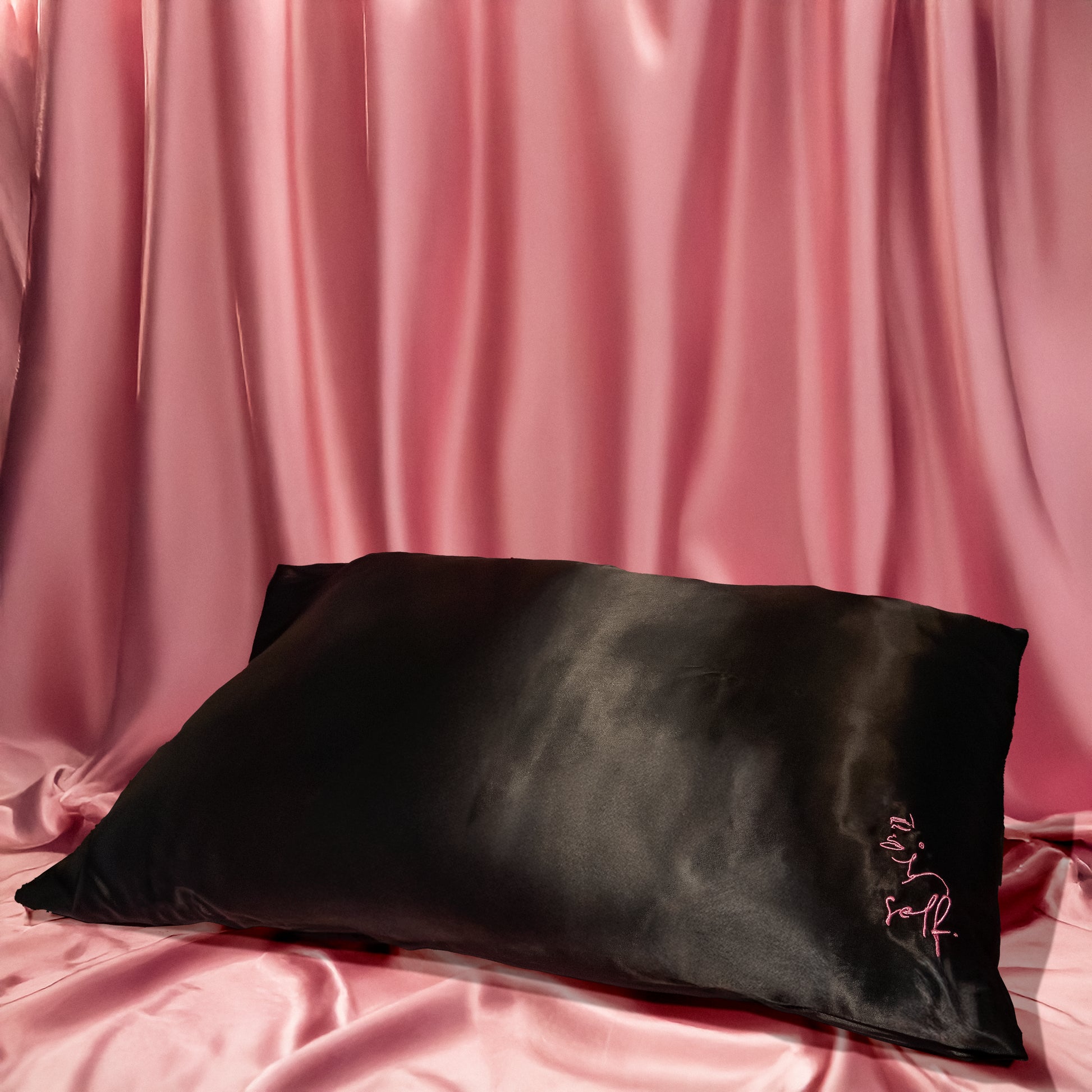 Satin Pillowcase for self-care – Reduces friction to prevent hair breakage and skin irritation overnight.