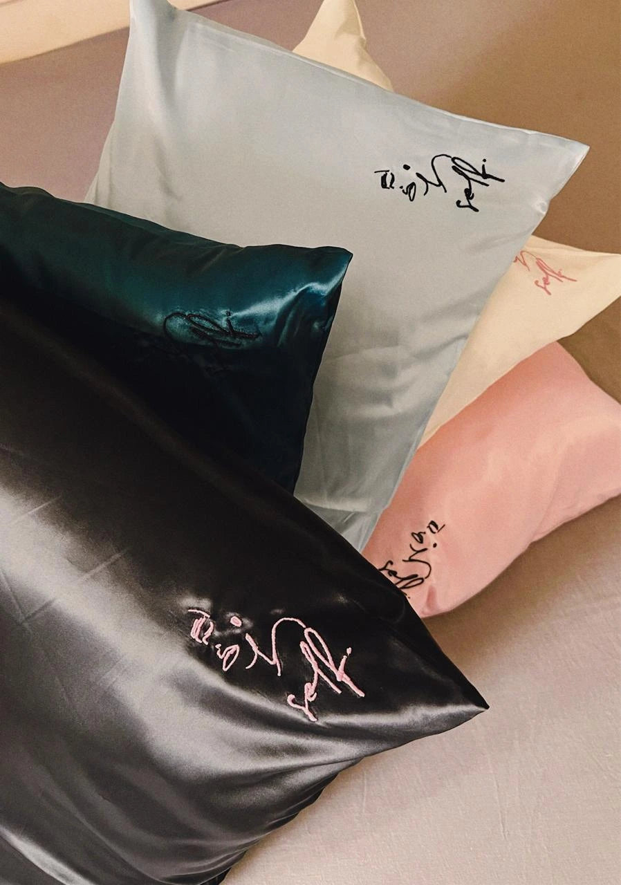 The Satin Pillowcase – A luxurious self-care essential designed to protect hair and promote healthy skin while you sleep.