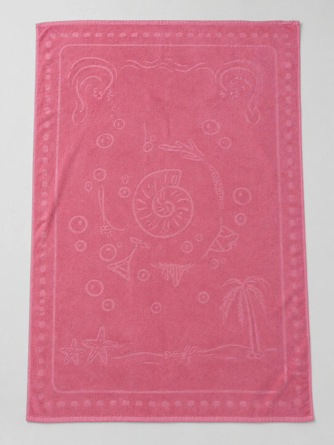 the pink body towel