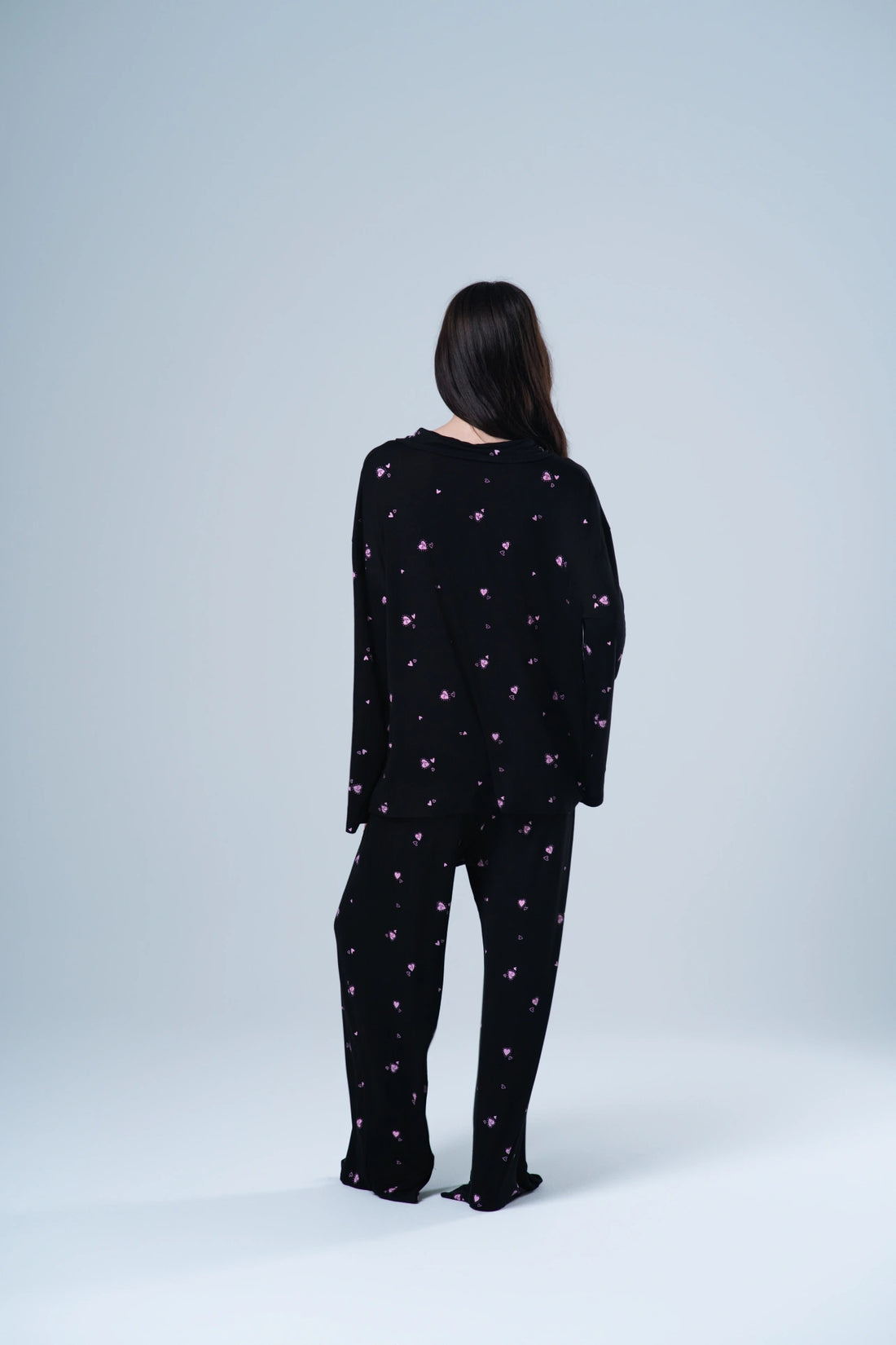 the dancing heart pajama pants
