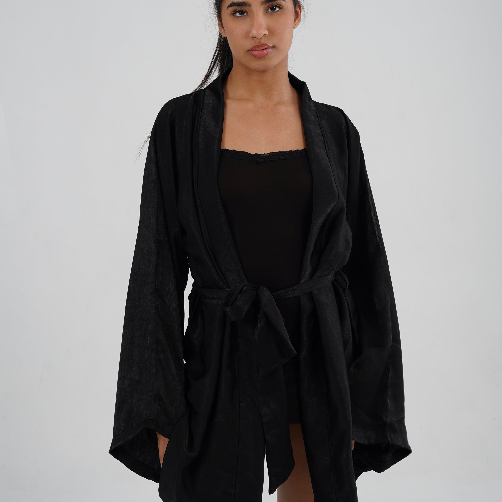 Self The Brand l Shimmery Robe - Front