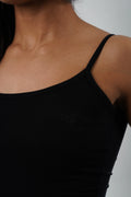 women's black tank top 