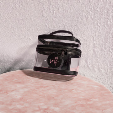 see through make up bag