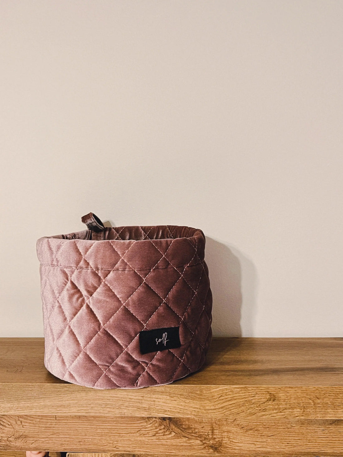 The Self Bucket – A luxurious self-care organizer designed to stylishly store your skincare, socks, lingerie, and more.