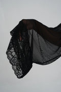 Black Tulle Robe for Home Wear – A versatile and luxurious piece to transform your loungewear into glamorous chic.